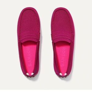 Rothy’s The Driver Raspberry Loafers Size 9